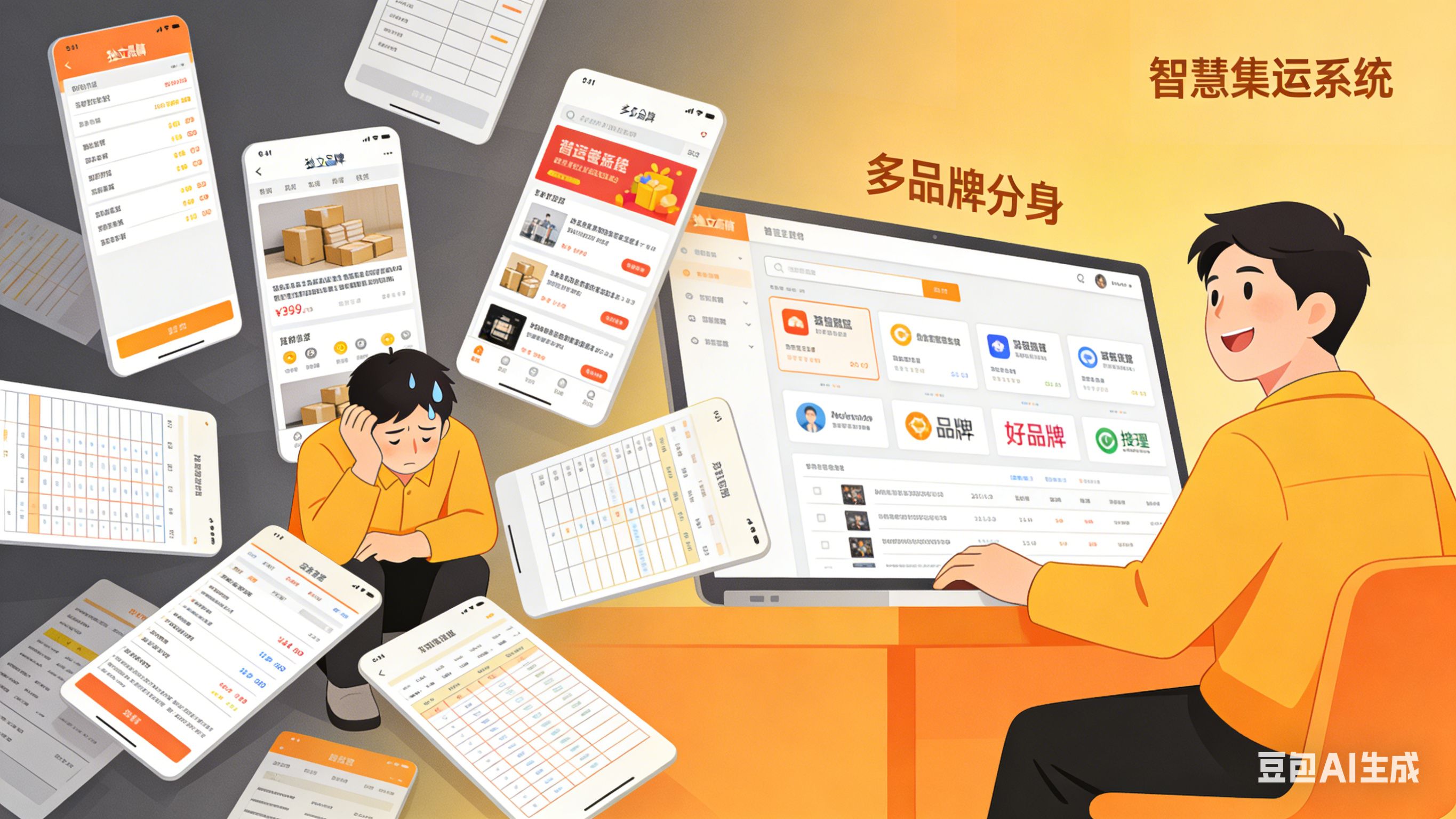 集运系统的温馨拓展：多品牌分身，让生意更贴心
