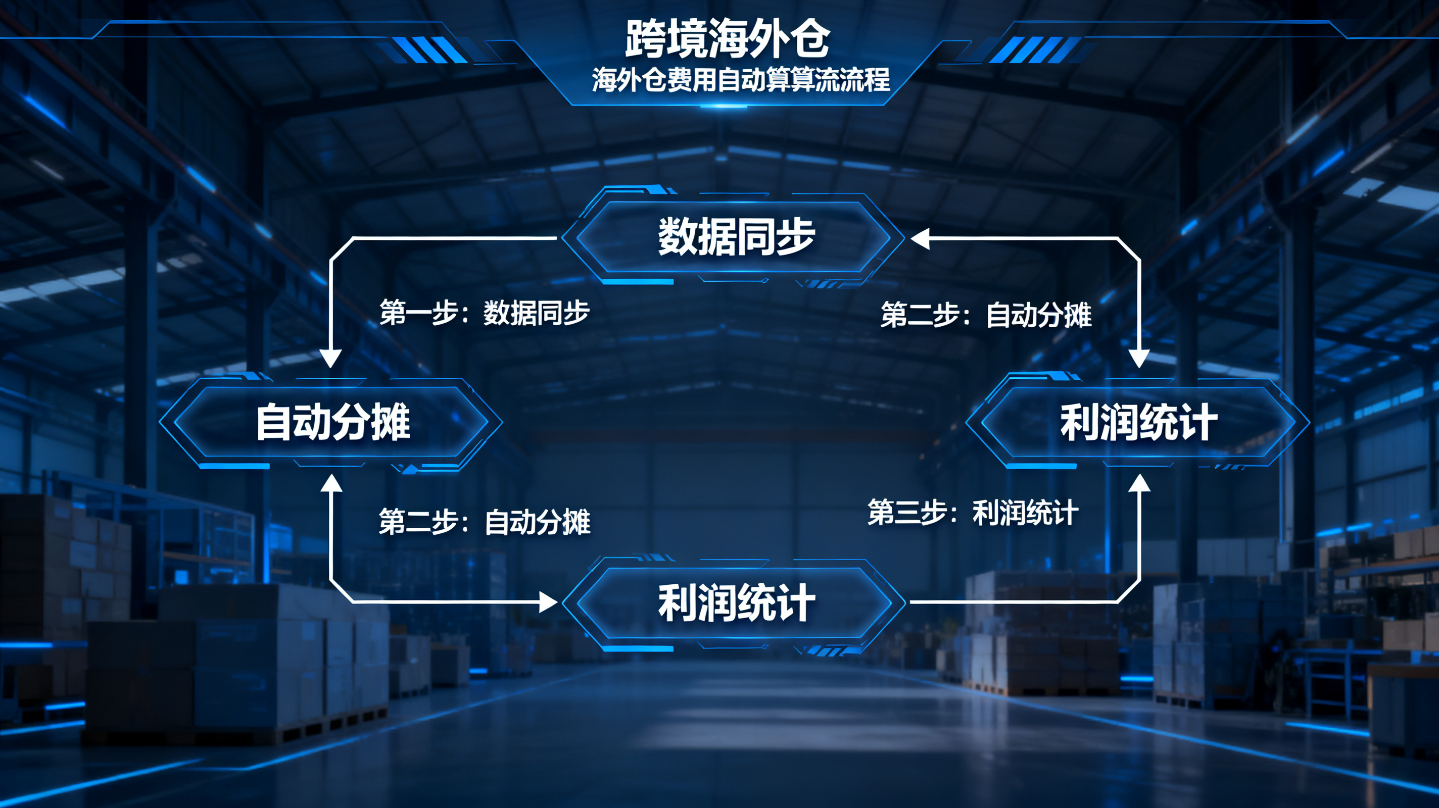 海外仓费用项目多又杂？恒盛海外仓系统自动核算全链路成本