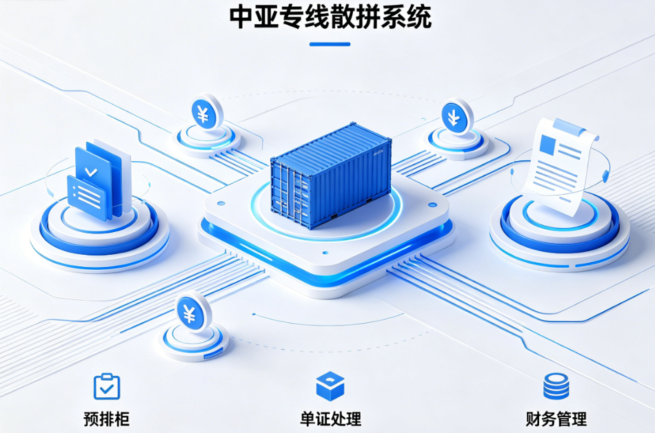 中亚专线物流怎么破局？恒盛专线散拼系统解决三大痛点