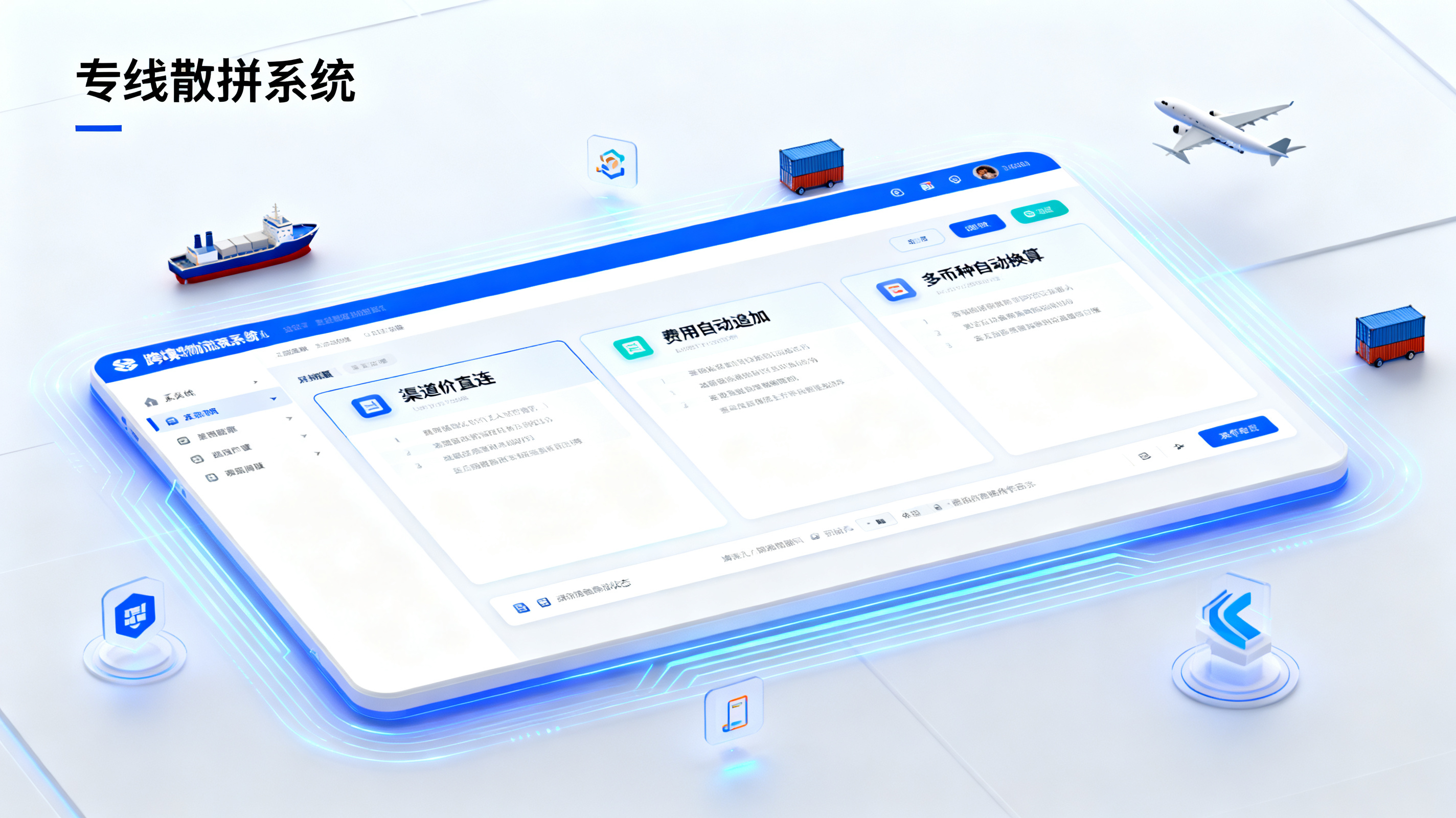 货代报价效率低？恒盛专线散拼系统全搞定
