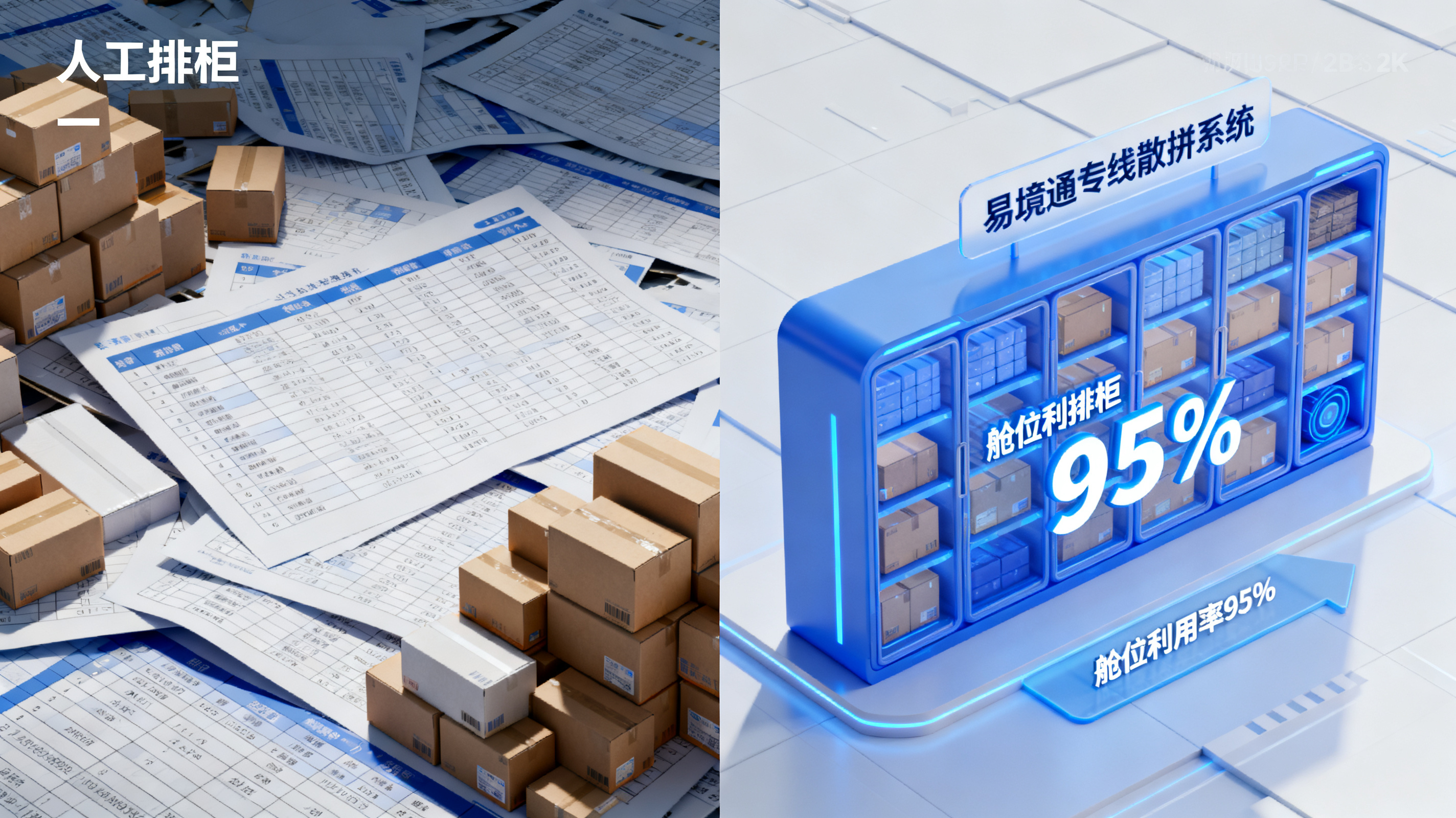 货被连甩四水船？恒盛专线散拼系统+智能预排柜帮你稳住非洲海运舱位