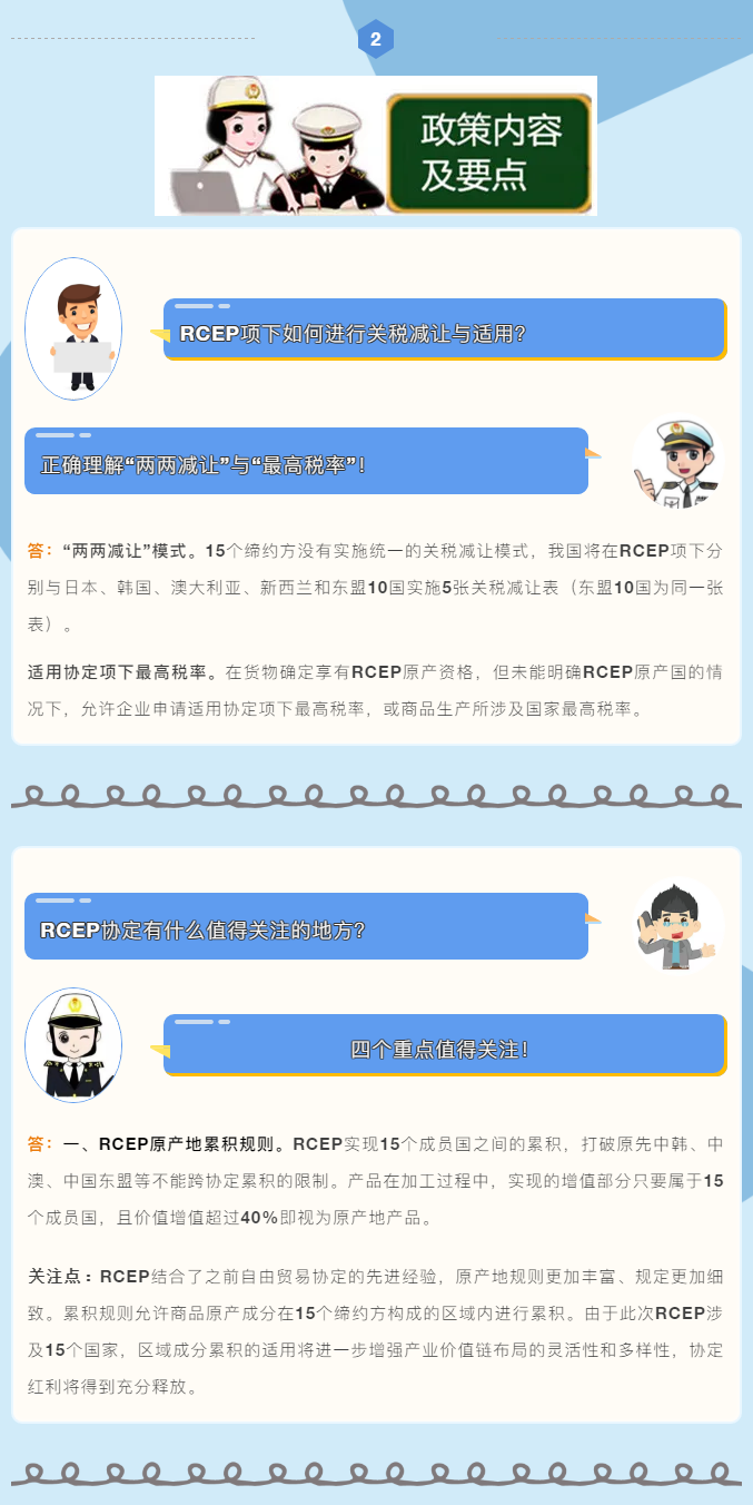 海关解读：RCEP项下如何进行关税减让与适用？